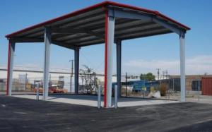 Steel Structure Gas Station